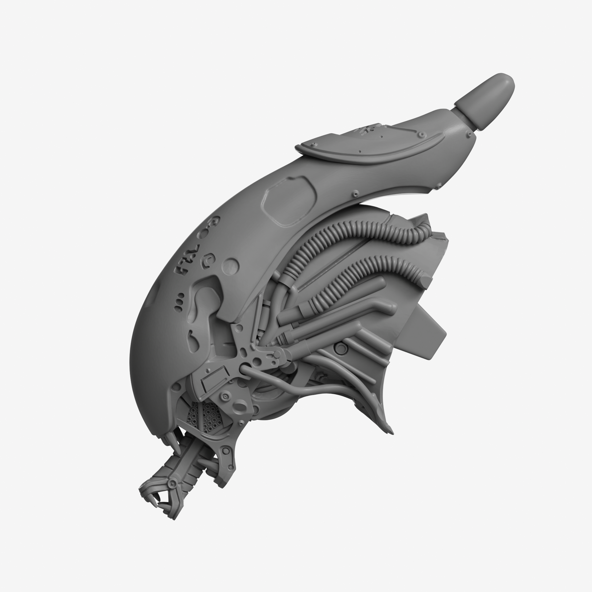 Xenoborg Bio-Mechanical Horror - 225mm Tall Premium Display Model Kit
