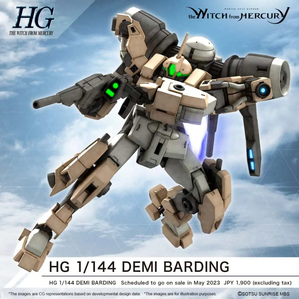 HG 1/144 Demi Barding - Mobile Suit Gundam: The Witch from Mercury