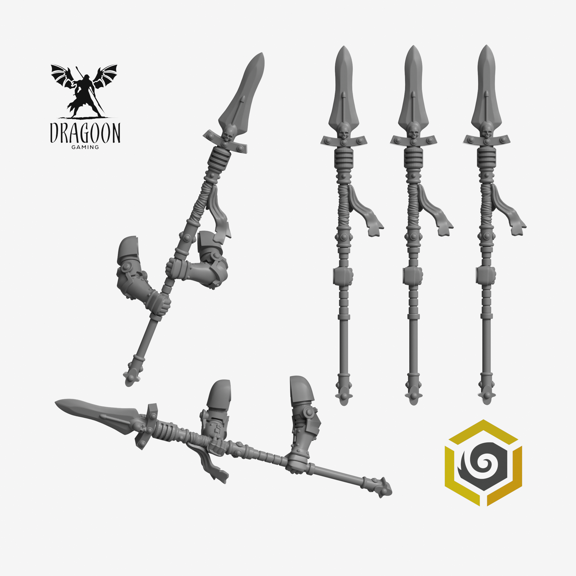 Eternal Pilgrims Decorated Spears