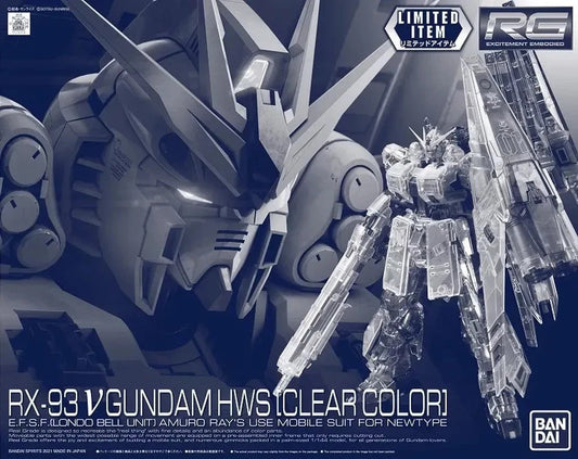 RG 1/144 ν Gundam HWS [Clear Color] - Limited Edition