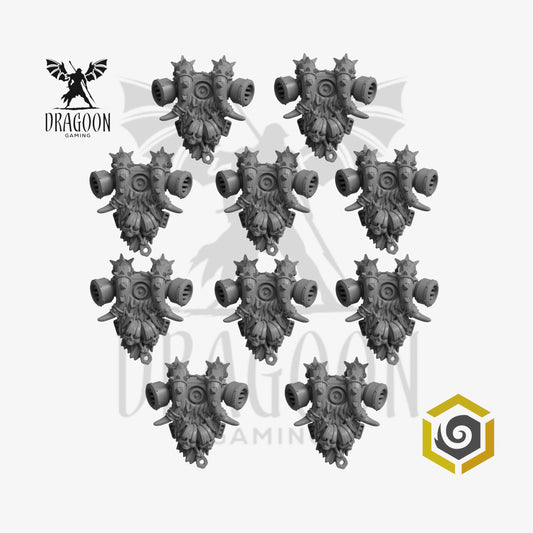 Primal Hounds Space Knight Horned Backpacks X10