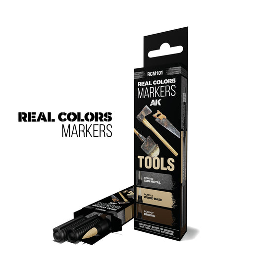 AK Interactive RC Marker Set: Painting Realistic Tool Details