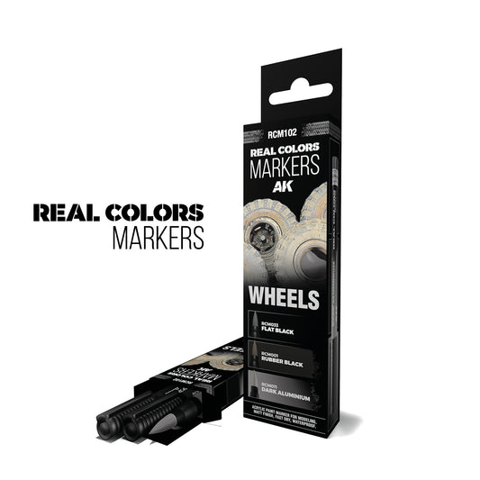 AK Interactive RC Marker Set: Realistic Wheel & Track Detailing