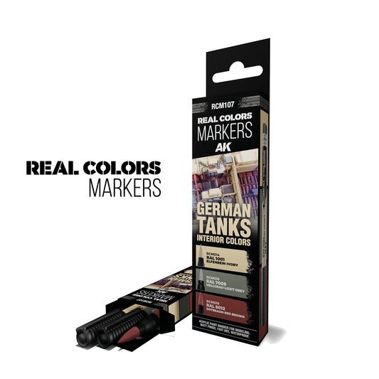 AK Interactive RC Marker Set: WWII German Tank Interiors