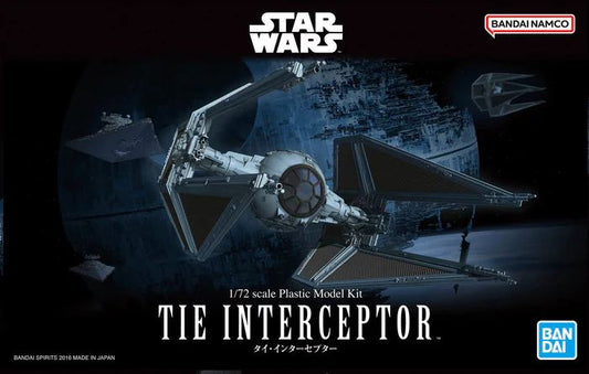 Bandai Star Wars 1/72 TIE Interceptor - Imperial Elite Series