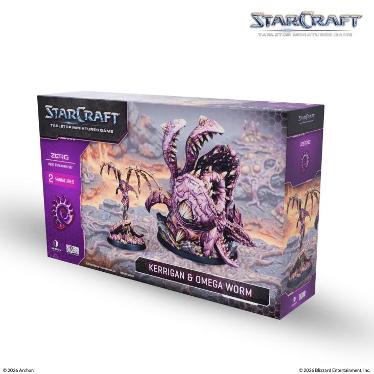 StarCraft Tabletop Game: Kerrigan & Omega Worm Expansion Box
