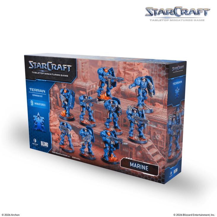 StarCraft Tabletop Game: Terran Marine Expansion Box