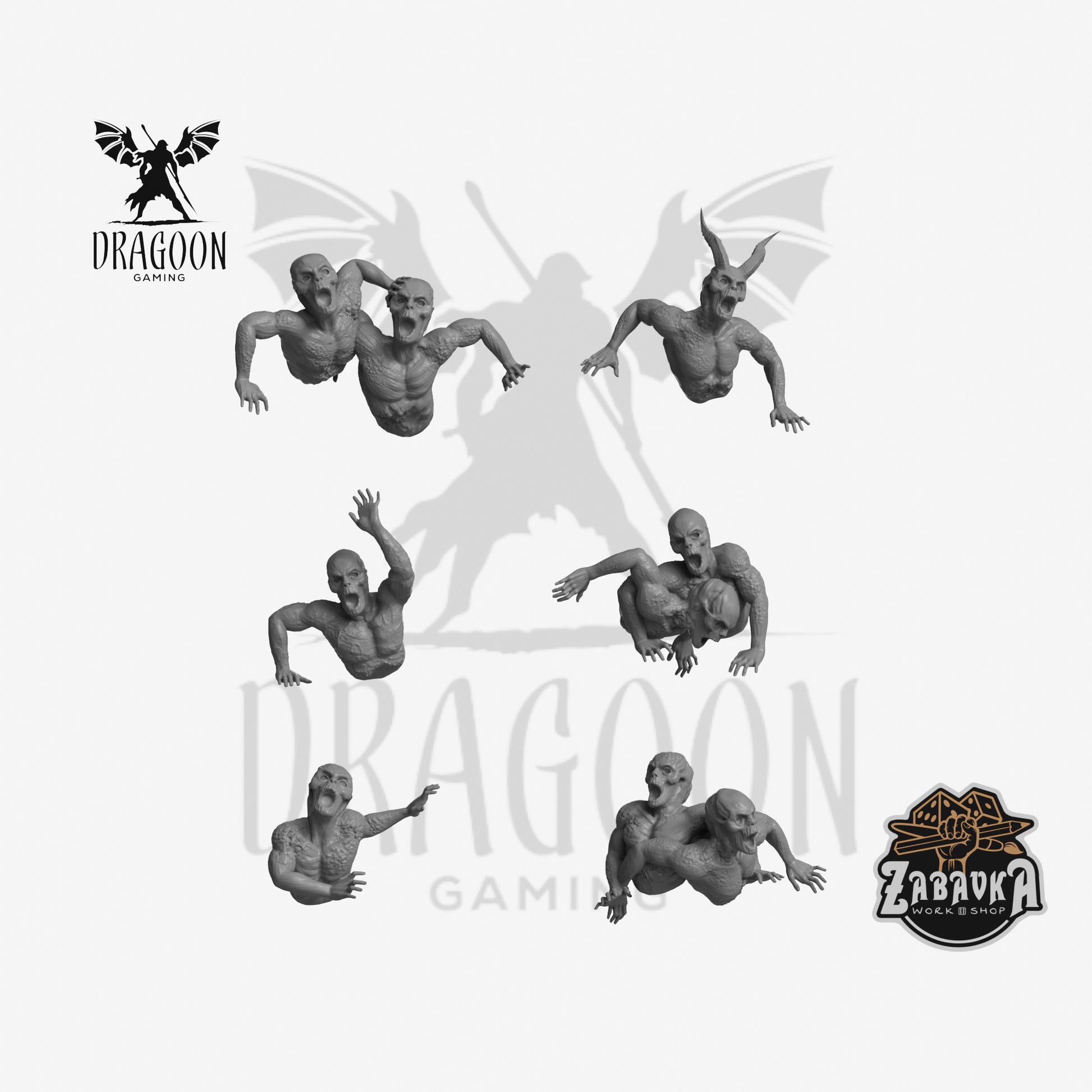 Demonic Invasion Basing Bits resin scenic basing accessory for tabletop miniatures