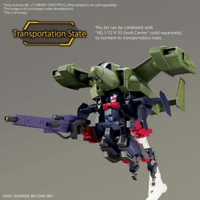 HG 1/72 Brady Fox (Type G) - AMAIM Warrior at the Borderline