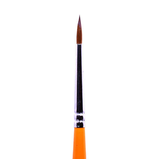 Orange Brushes Yellow Tip Size 0