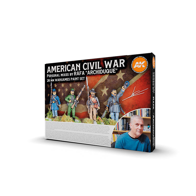 AK Interactive American Civil War Paint Set - Rafa "Archiduque" Signature 28mm Scale