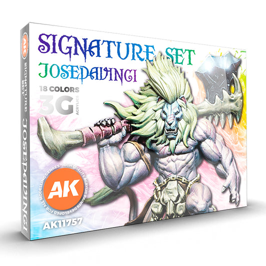 AK Interactive Josedavinci 3G Signature Set - Premium Acrylic Paints for Miniature Painting