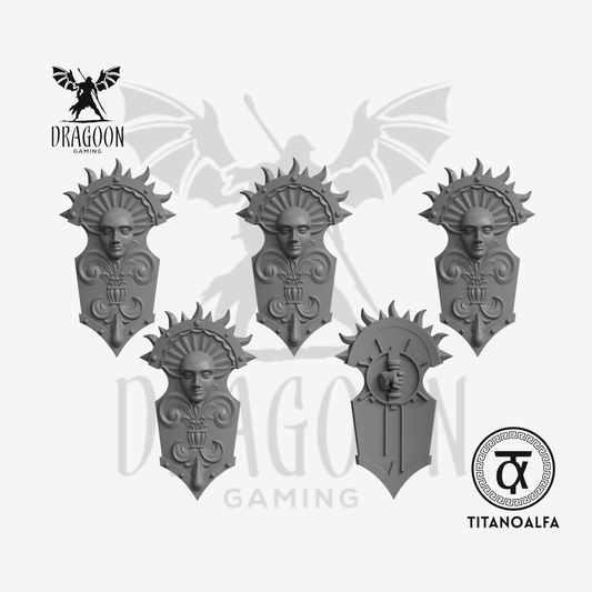 Crimson Angels Relic Shields