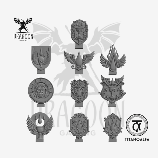 Crimson Lords Backpack Totems x10