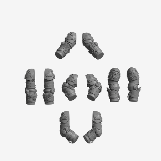Crow Guard Feathered Arms Set