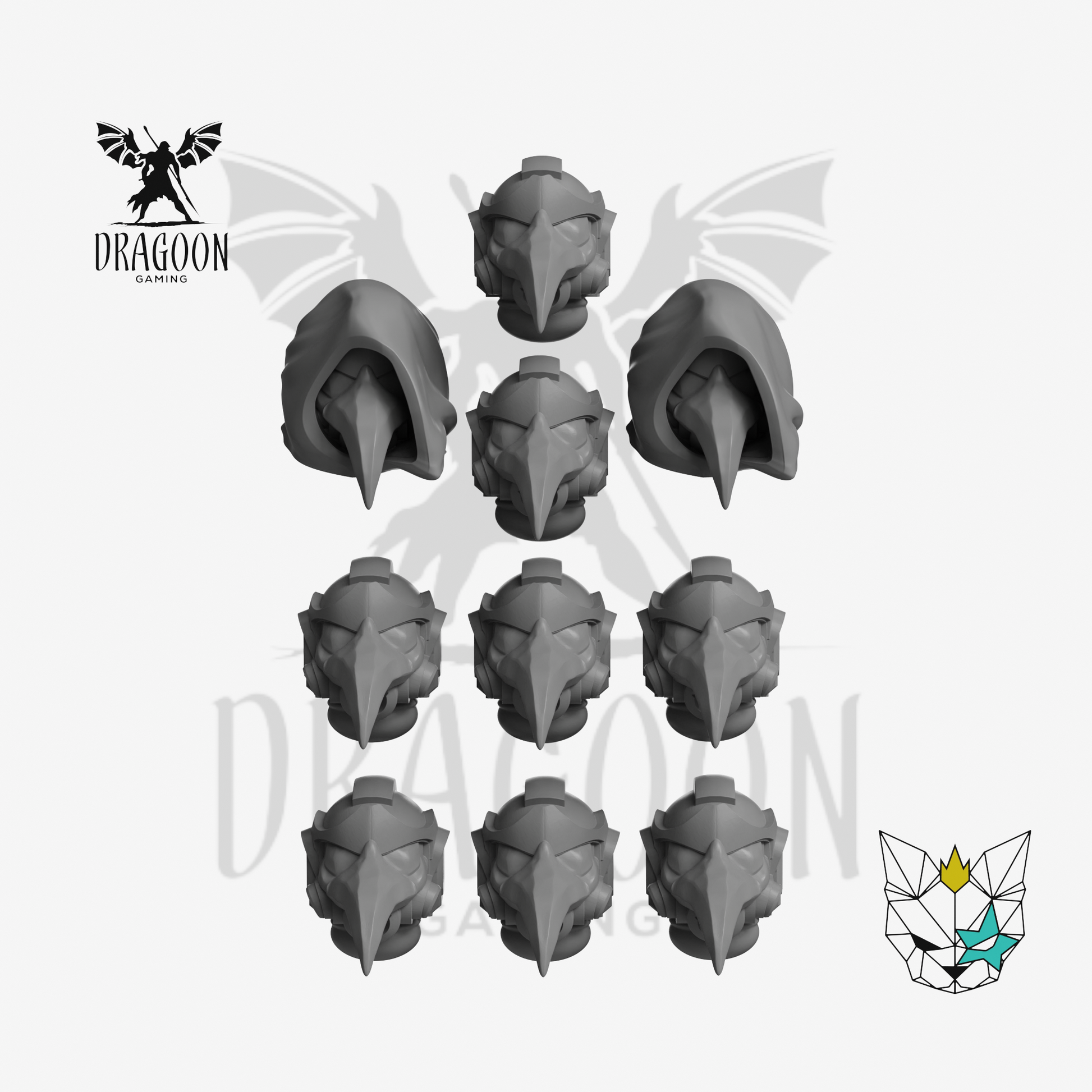 Crow Guard Plague Doctor Heads