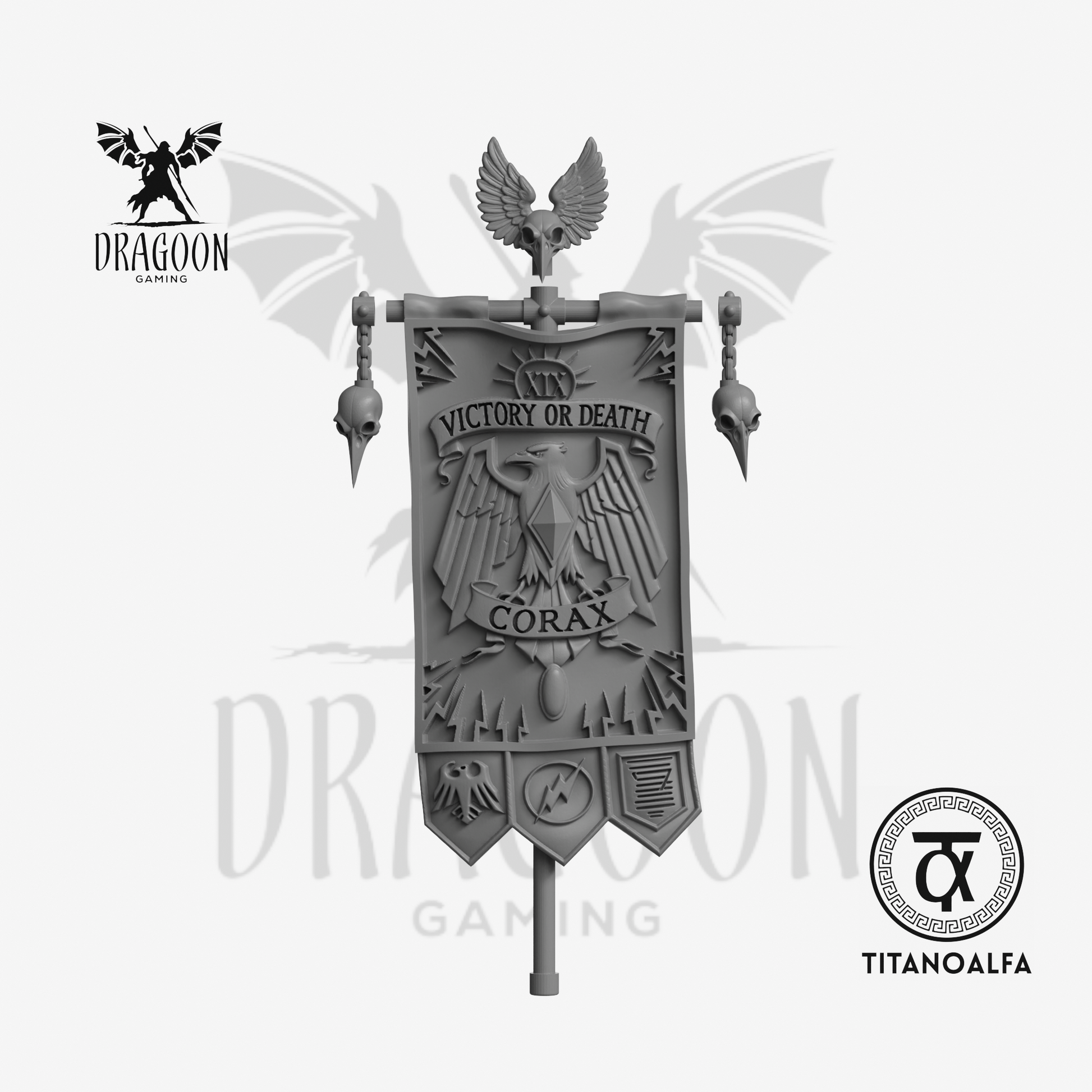 Crow Guard "Victory Or Death" Banner