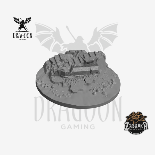 Lava Ruins 60mm Base Topper