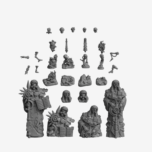 Mechanicum Themed Basing & Scenery Pack (29pcs)