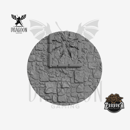Medieval Chaos Streets 90mm Base Topper