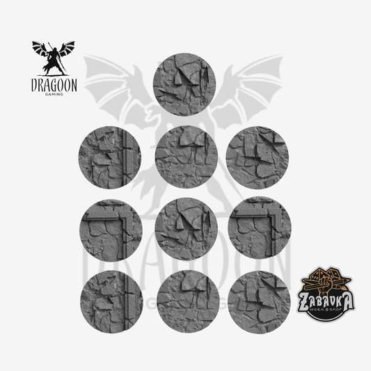 Medieval Chaos Streets 28mm Base Toppers