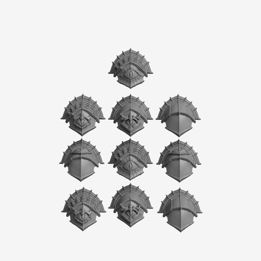 Obsidian Chaos Pauldrons #2