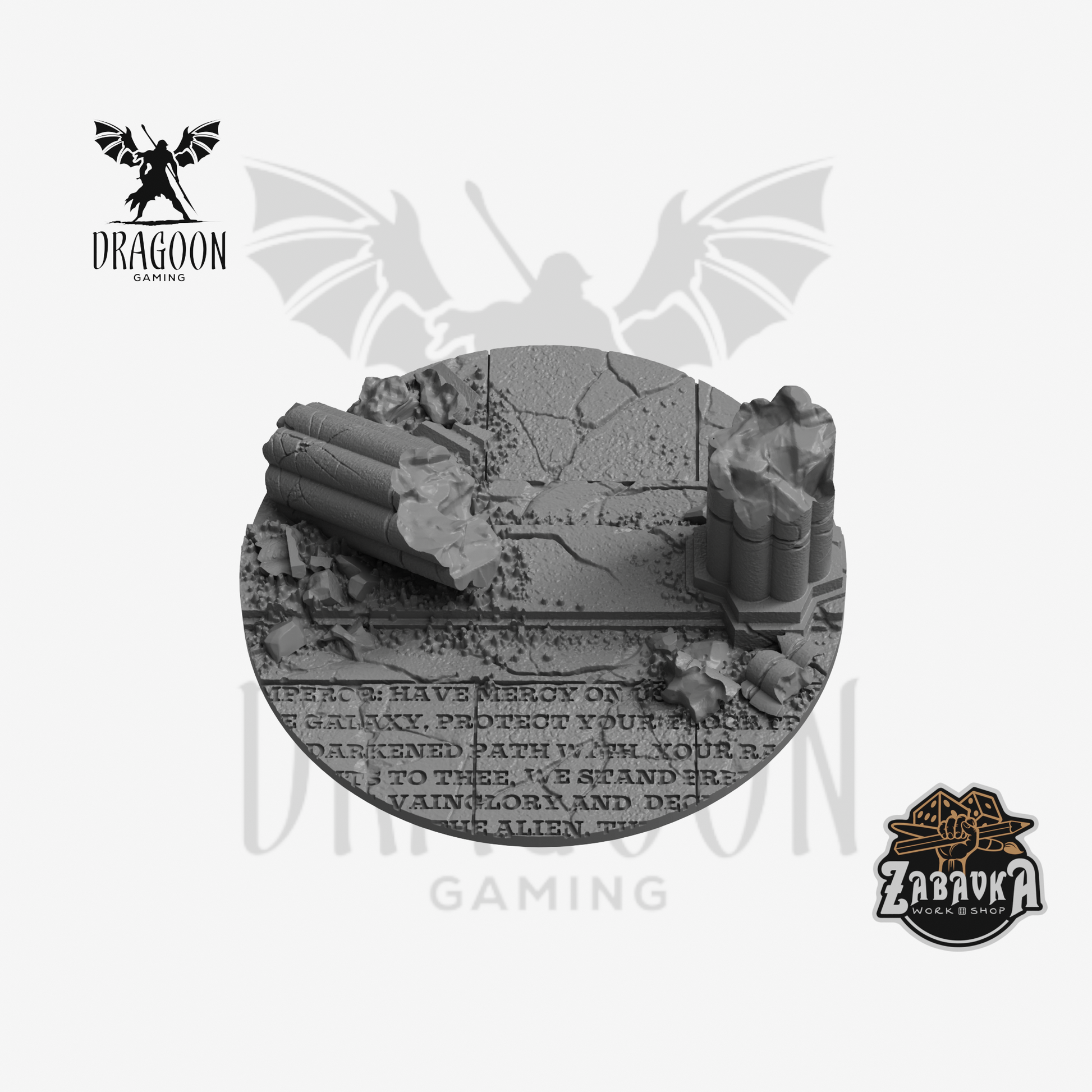 Ruined Empire 80mm Base Topper