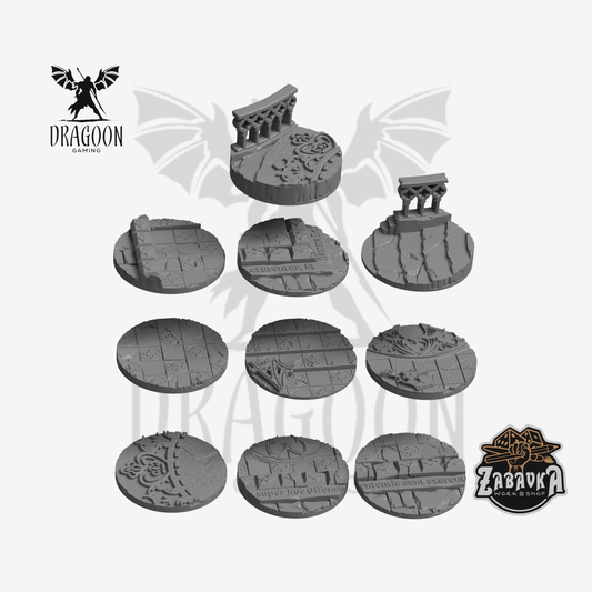 Sisters Temple 32mm Base Toppers