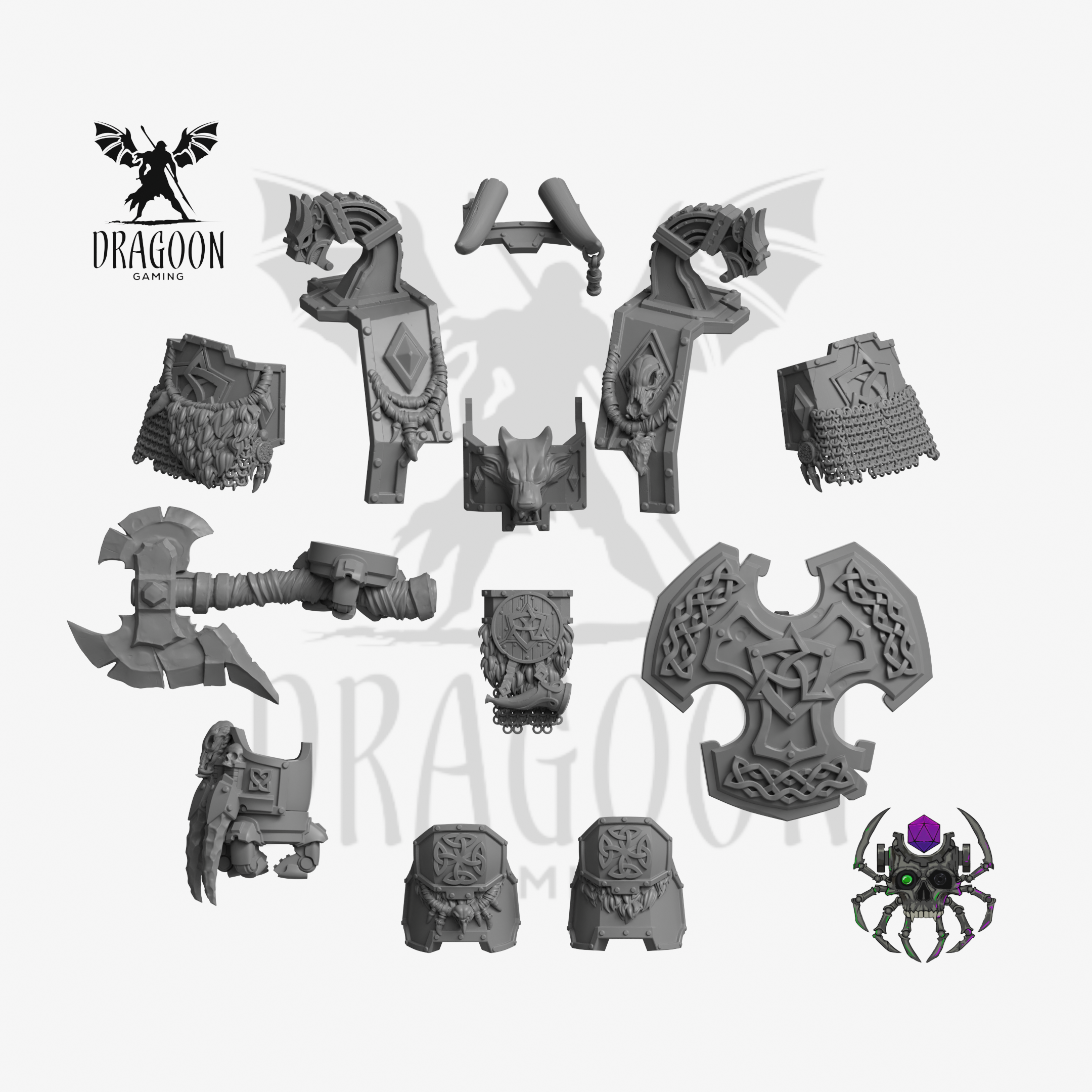 Dragoon Gaming Space Viking Brutalis Conversion Kit - Warhammer 40k ...