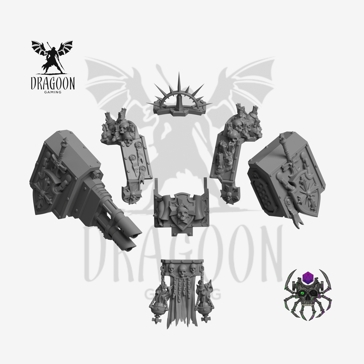 Dragoon Gaming Templar Ballistus Conversion Kit - Warhammer 40k Black ...