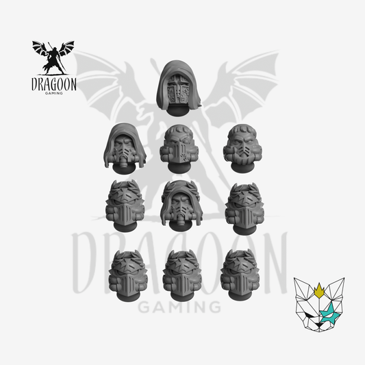 Templar Heads Pack