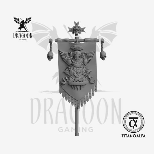 Templars Maltese Cross Warrior Banner