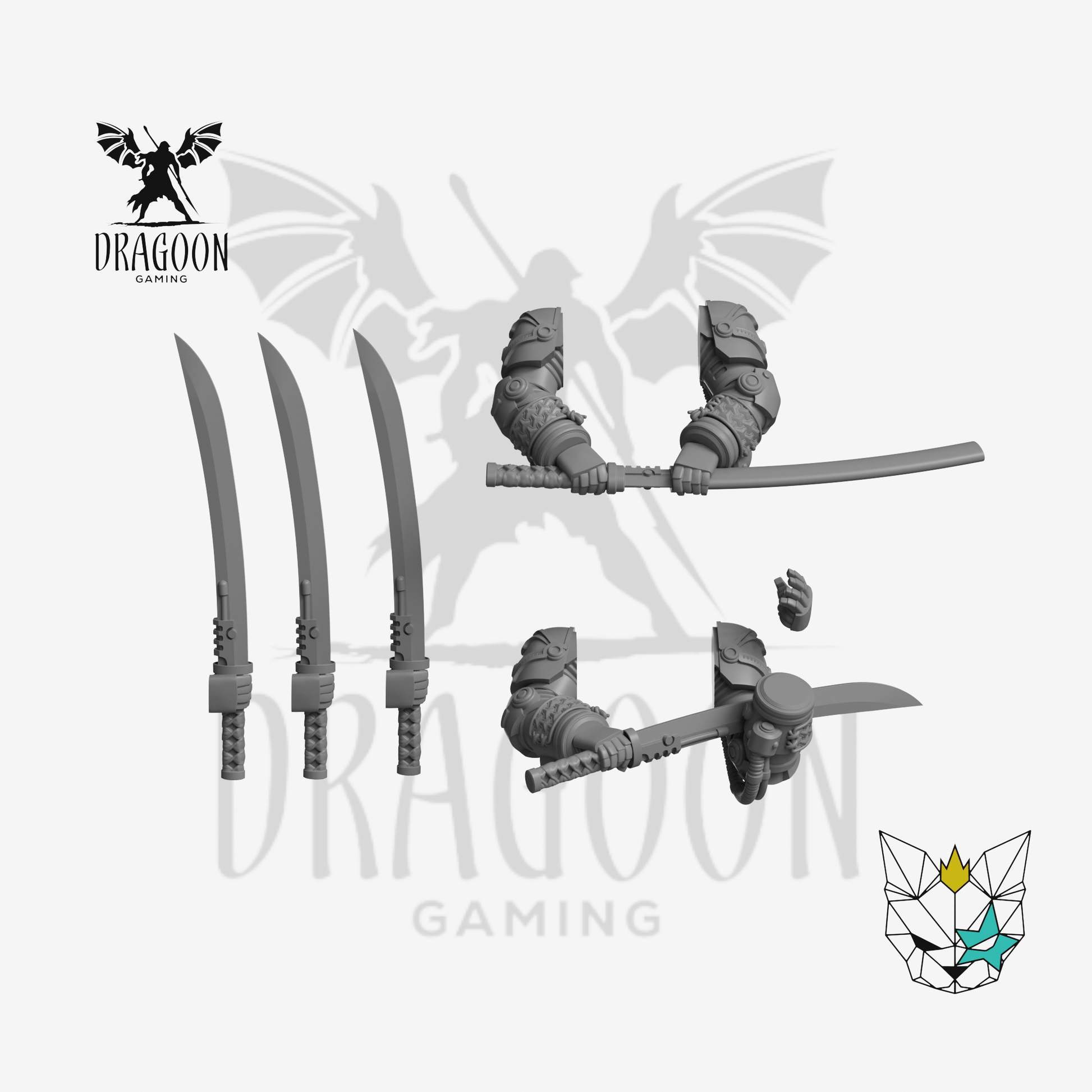 Terminator Samurai Swords (5pc Pose Set)