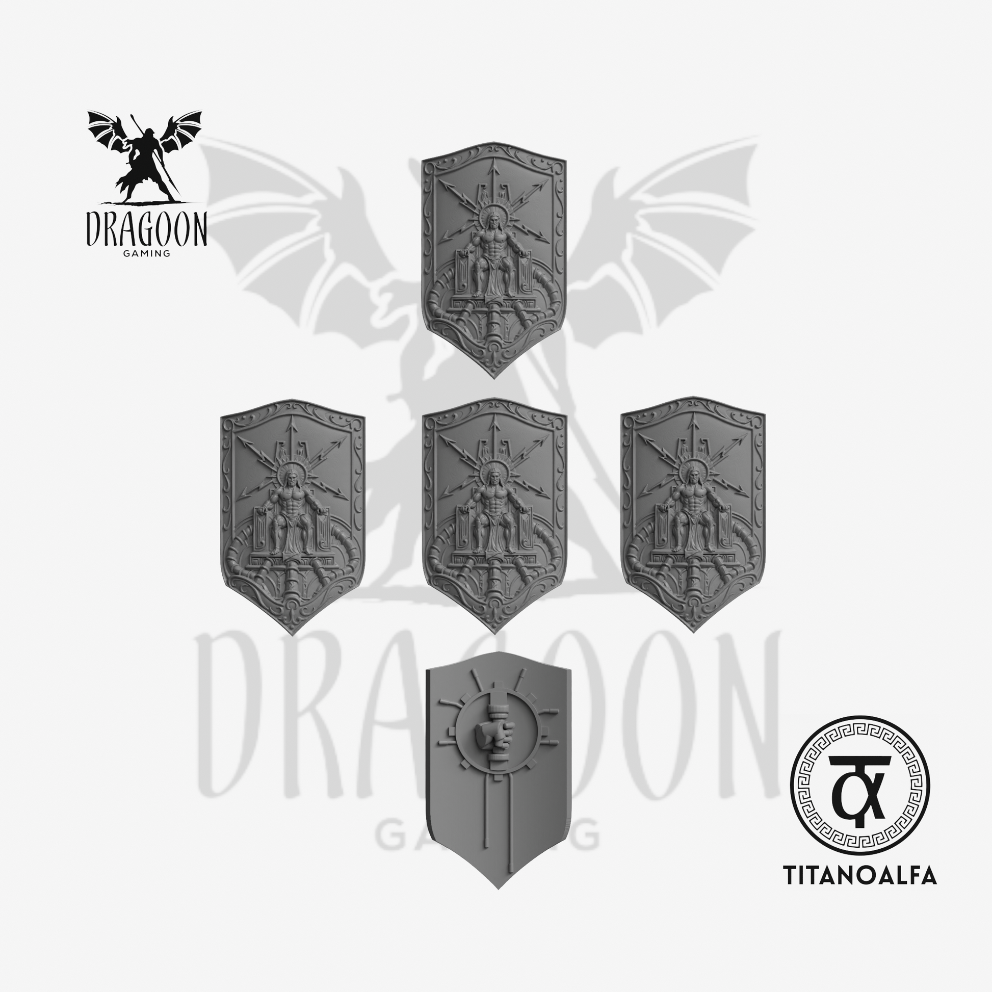 Throne Shields x5