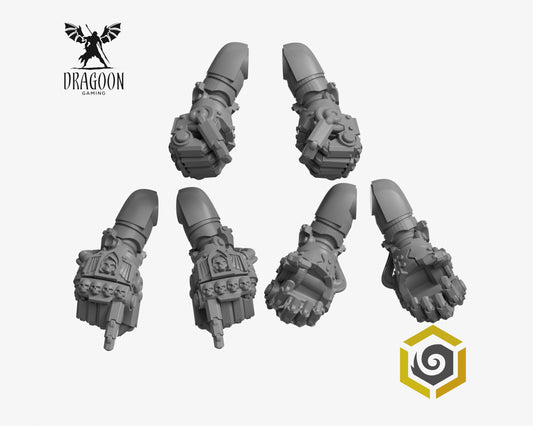 Eternal Pilgrims Winged Skull Power Fists