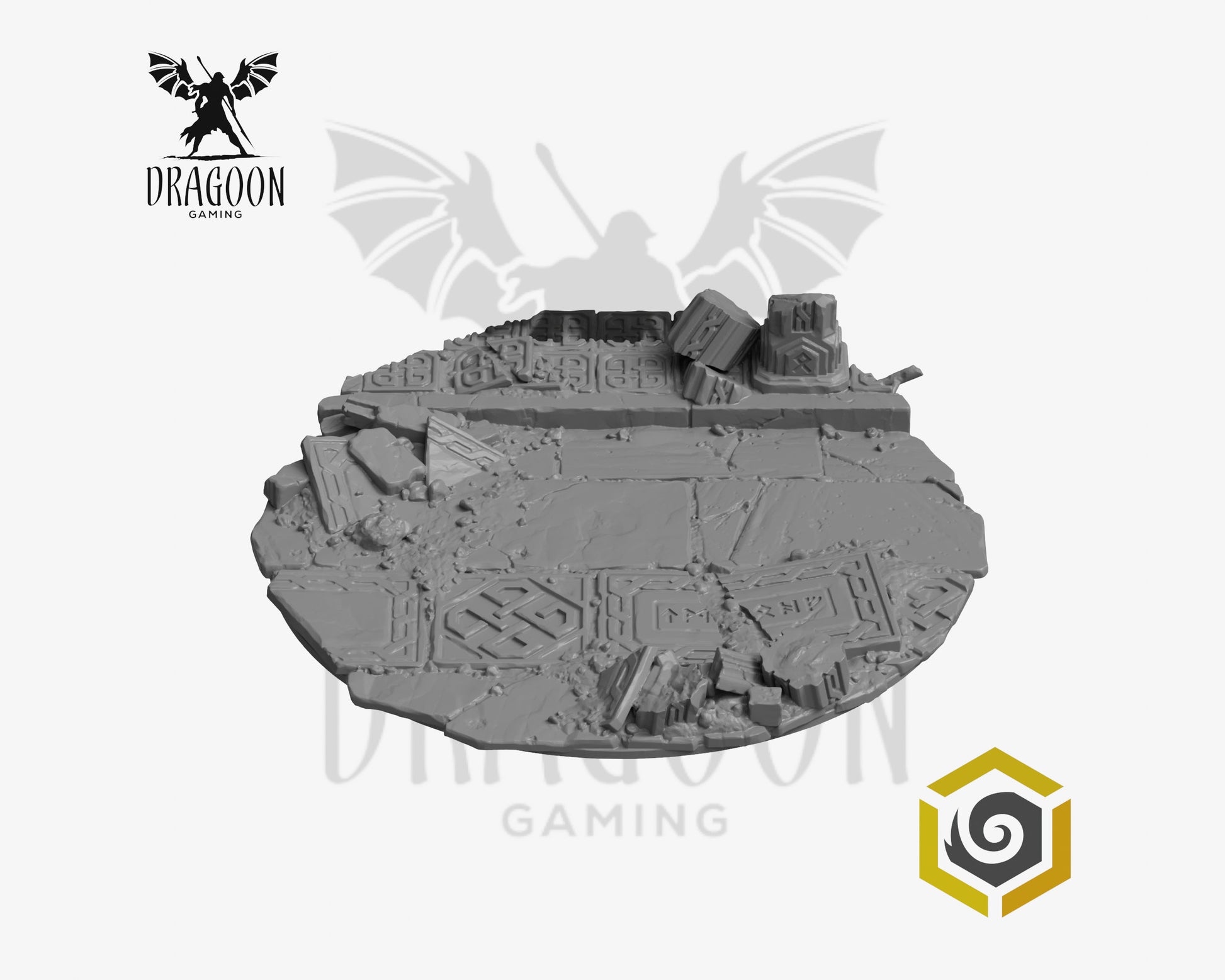 90mm Primal Hounds base toppers for use in 28mm and 32mm tabletop wargames. This item is also compatible with Primaris sized Space Marines and Space Wolves in Warhammer 40K