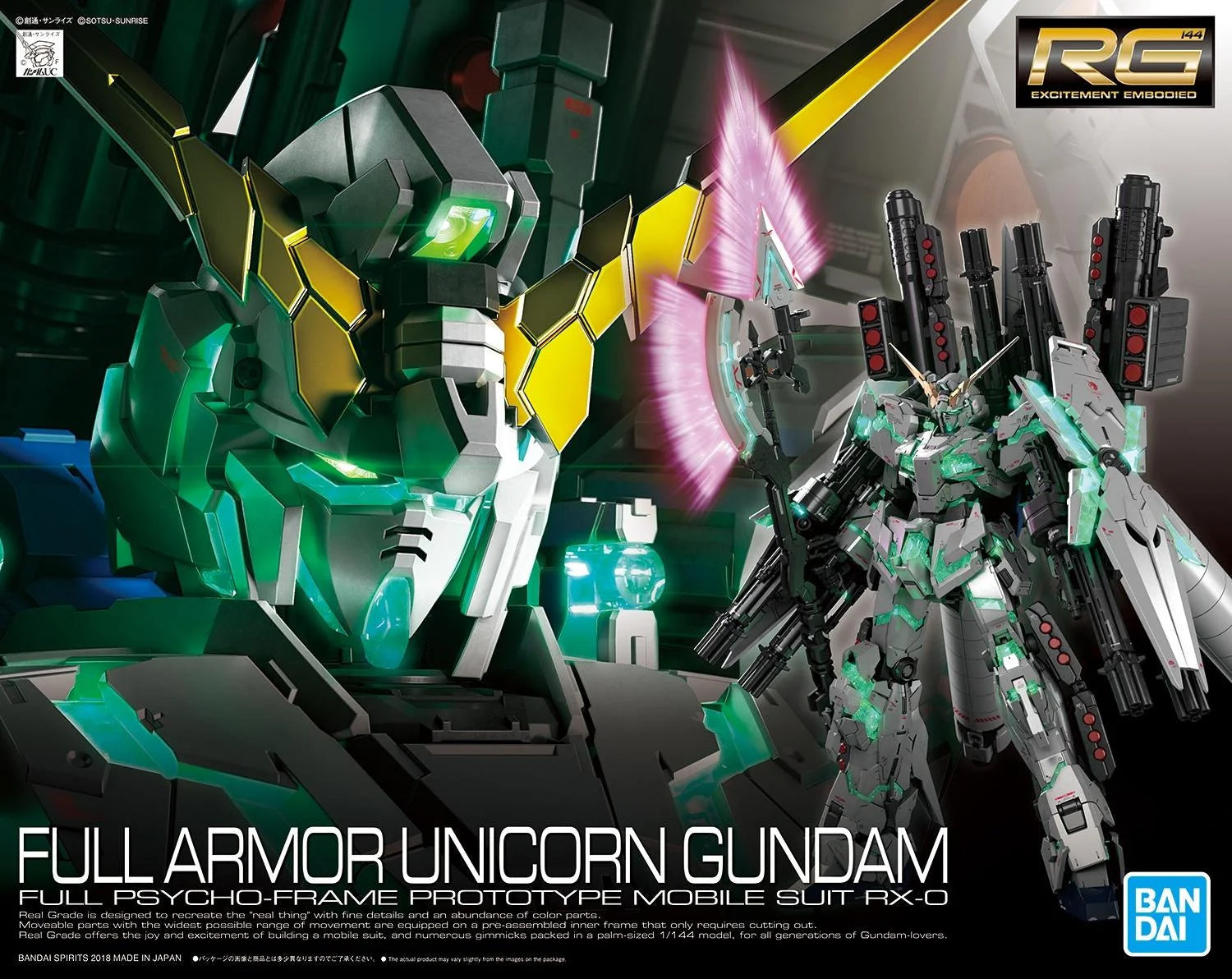RG 1/144 Full Armor Unicorn Gundam - Mobile Suit Gundam UC