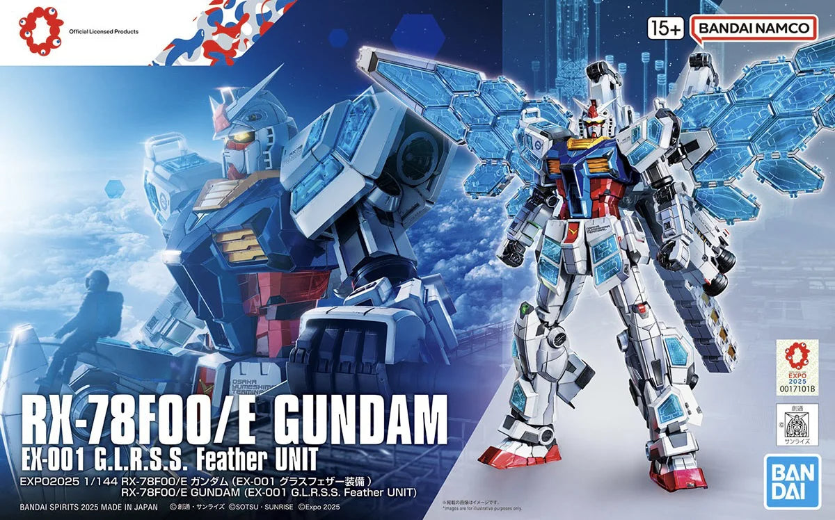 1/144 RX-78F00/E Gundam (EX-001 G.L.R.S.S. Feather Unit) - Chemical Recycle Ver.