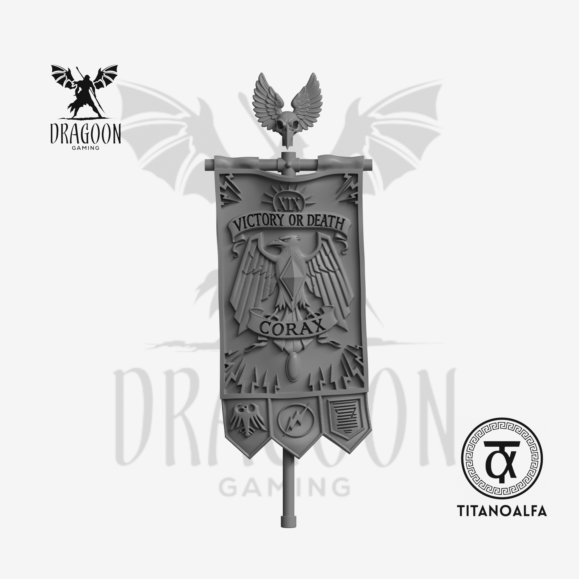 Crow Guard "Victory Or Death" Banner
