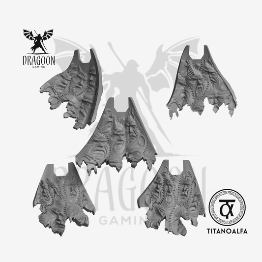 Tattered Skin Cloaks x 5