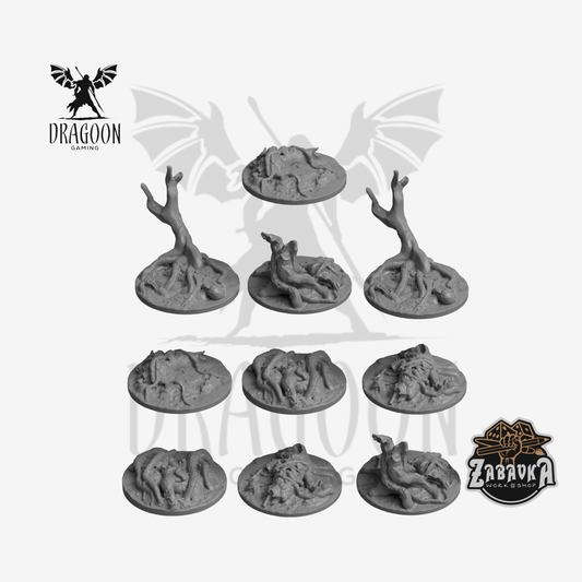 Forest Of The Dead 28mm Base Toppers