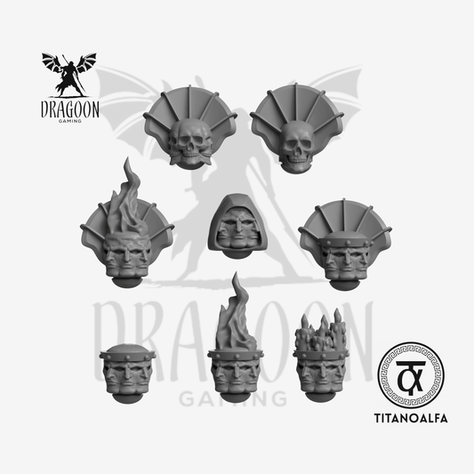 Tri-Face Fantasy Heads