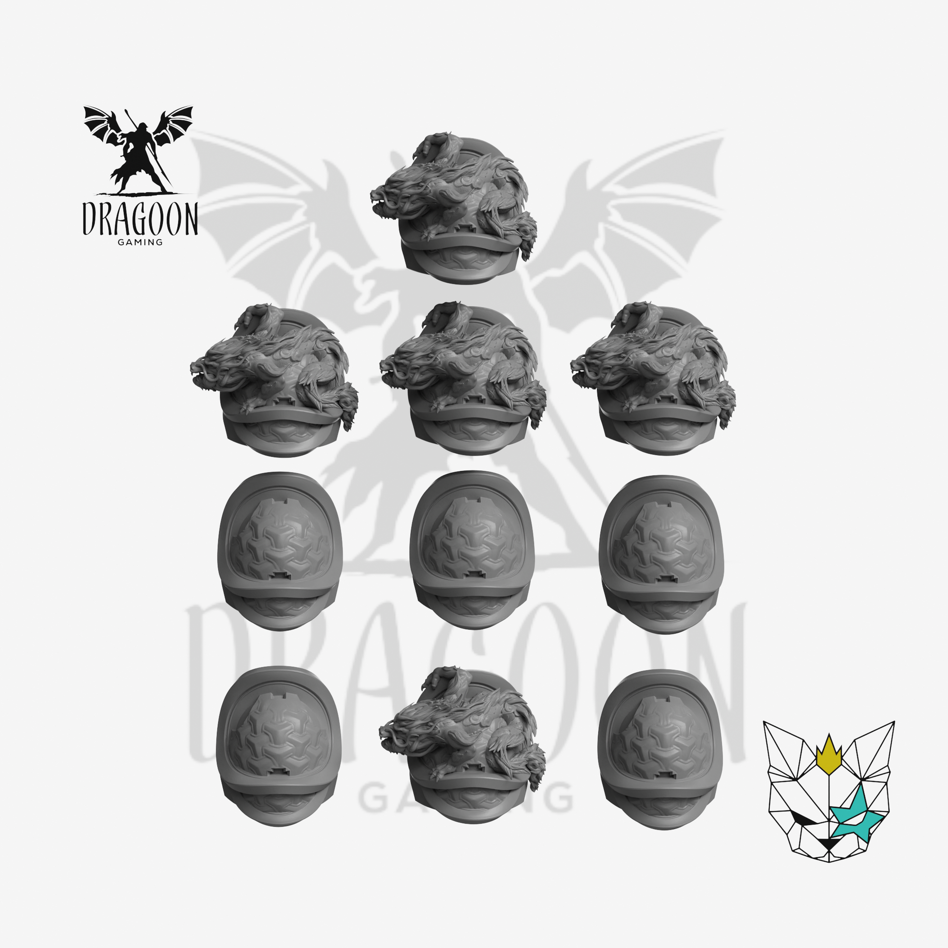 Samurai Style Phobos Pauldrons