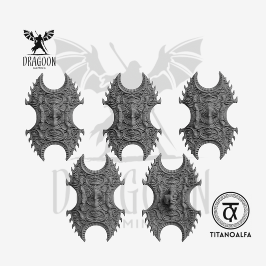 Chaos Nightmare Shields Design 5