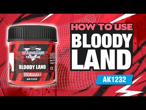 AK Interactive Bloody Land Wargame Terrains (100ml)