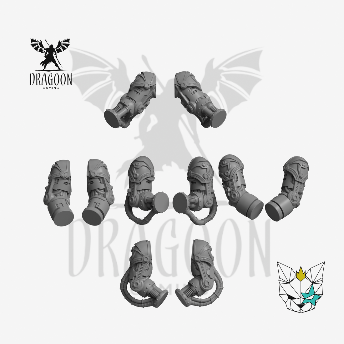 Dragoon Gaming Bionic Arms for Primaris Marines - 28mm Warhammer 40k ...