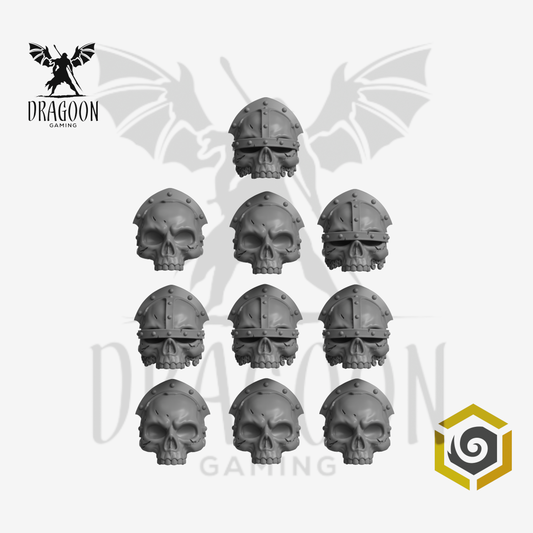 Cursed Company Reinforced Skull Pauldrons