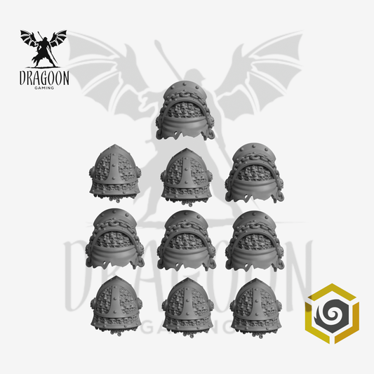Cursed Company Skull Insert Pauldrons