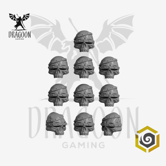 Cursed Company Skull Pauldrons